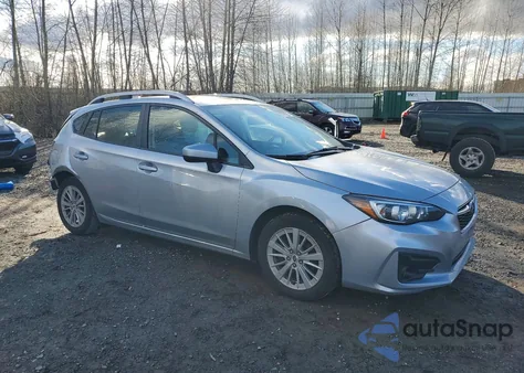 2018 Subaru Impreza Premium Plus from USA, damaged, VIN 4S3GTAD65J3742257